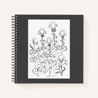 Mycenaean Greek Inspired Flower Garden Notebook