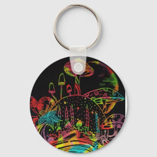 Mycorrhizal Fungi Keychain