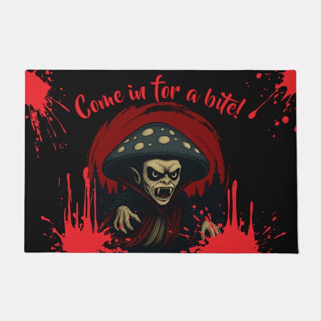 MycoVamp-Bleeding Tooth Fungi Doormat (Front)