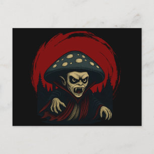 MycoVamp-Bleeding Tooth Fungi Holiday Postcard