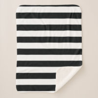 Mydeas | Black & White Thick Stripes