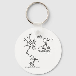 Myelin Pusher Key Ring