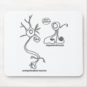 Myelin Pusher Mouse Mat