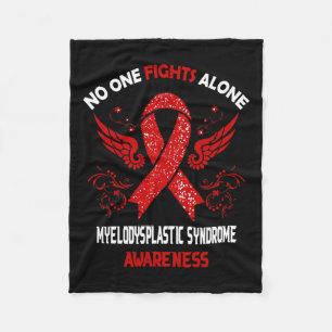Myelodysplastic Syndrome Mds Awareness  Fleece Blanket