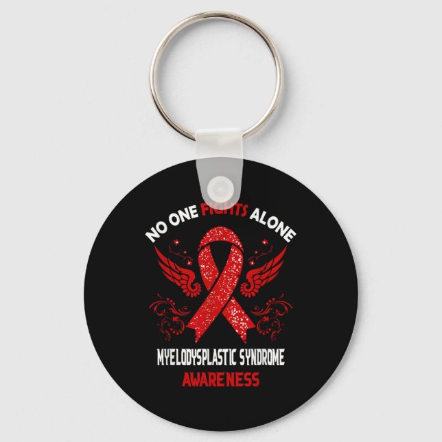 Myelodysplastic Syndrome Mds Awareness  Key Ring (Front)