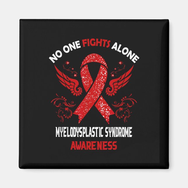 Myelodysplastic Syndrome Mds Awareness  Magnet (Front)