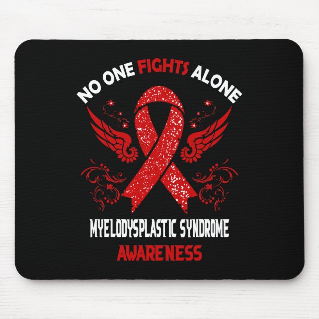 Myelodysplastic Syndrome Mds Awareness  Mouse Mat (Front)