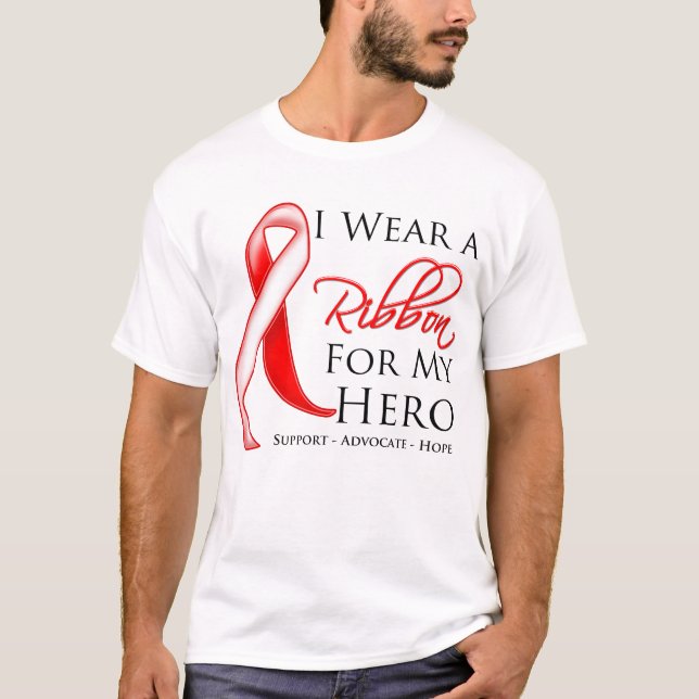 Myelodysplastic Syndromes I Wear a Ribbon For My H T-Shirt (Front)
