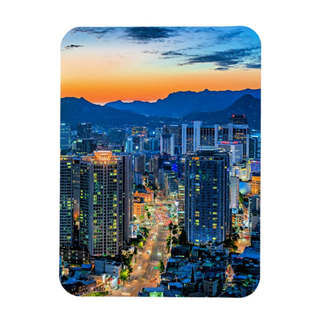 Myeongdong, Seoul, South Korea Magnet (Vertical)