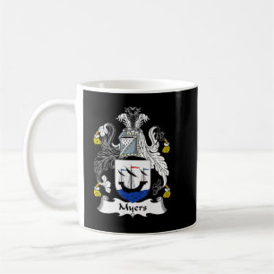 Myers Coat of Arms  Family Crest  Coffee Mug