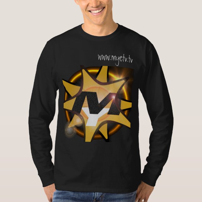 MYETV Men's Basic Long Sleeve T-Shirt (black) (Front)