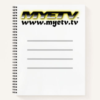 MYETV spiral notebook