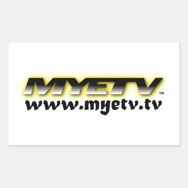 MYETV stickers (transparent) (Front)