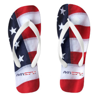 MYETV's American Flip Flops Wide Straps