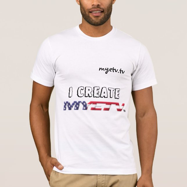 MYETV's Basic Bella Canvas T-Shirt (Front)