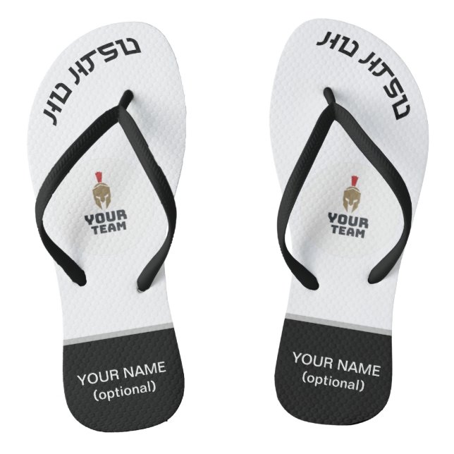 MyJiuJitsuStore  FlipFlop  White Belt edition (Footbed)