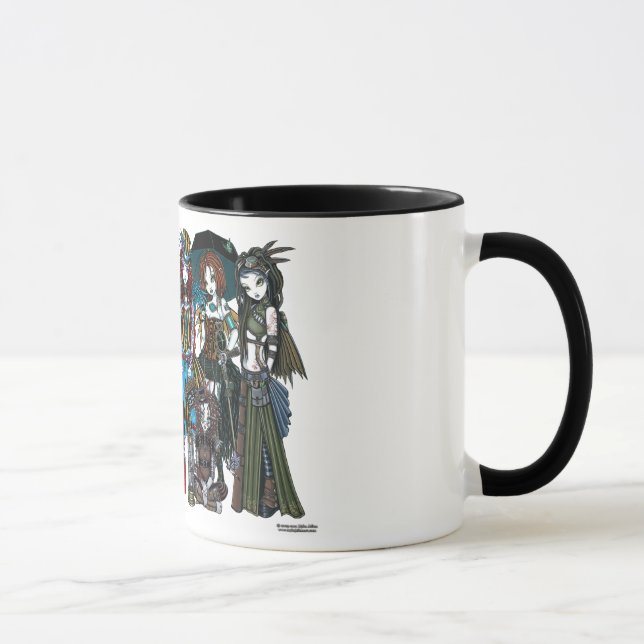 Myka Jelina Steampunk Circus Fairies Mug (Right)