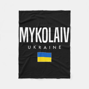 Mykolaiv Ukraine Fleece Blanket
