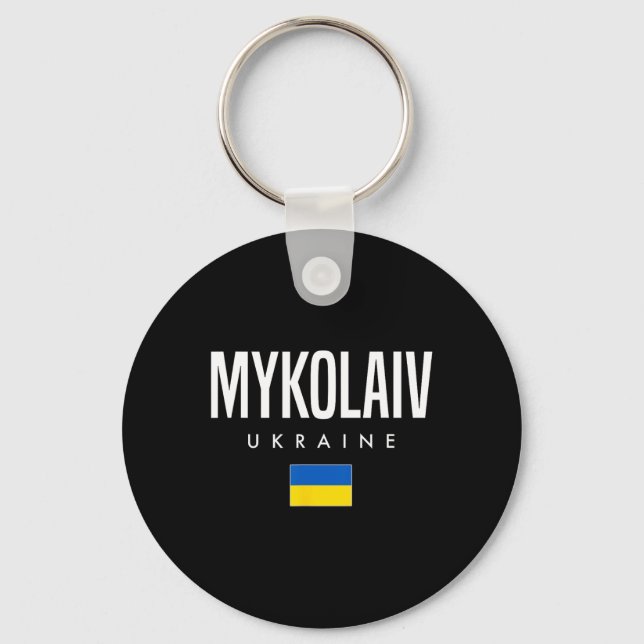 Mykolaiv Ukraine  Key Ring (Front)