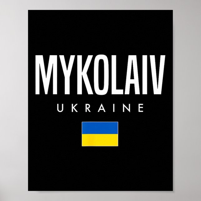 Mykolaiv Ukraine  Poster (Front)