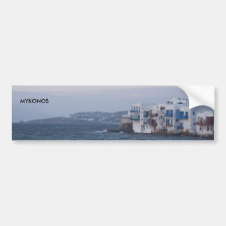 MYKONOS bumper sticker - Customised