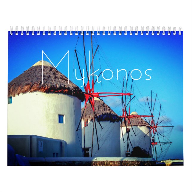 Mykonos Calendar (Cover)