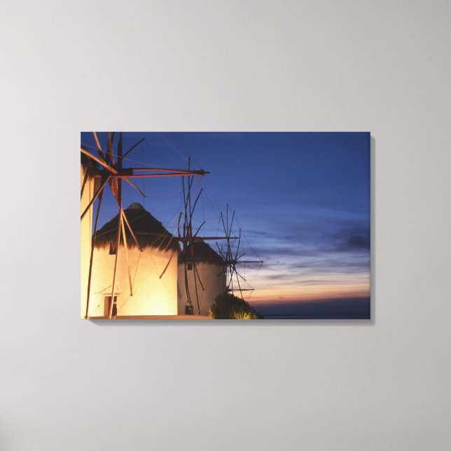 Mykonos Greece Canvas Print (Front)