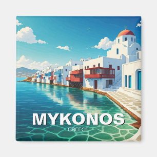 Mykonos Greece Greek Islands Magnet