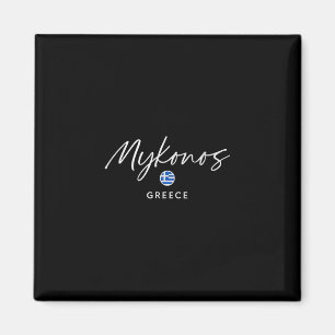 Mykonos Greece Island Trip Summer Sea Escape Magnet