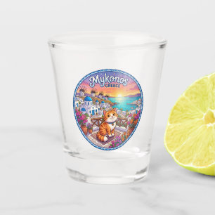 Mykonos Greece Shot Glass