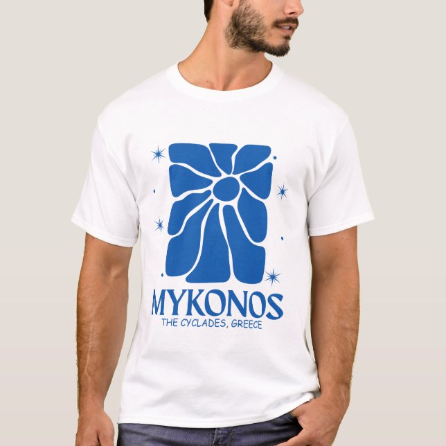 Mykonos Greece T-Shirt (Front)