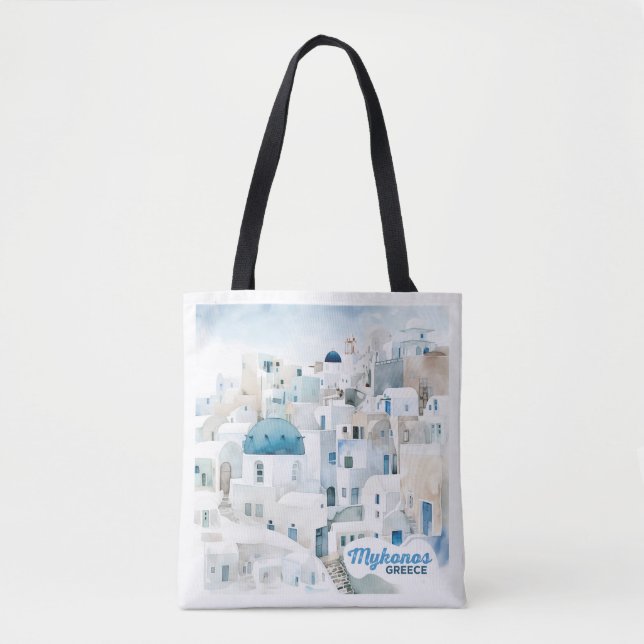 Mykonos Greece Tote Bag (Front)