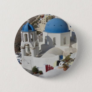 Mykonos Greece Travel 6 Cm Round Badge