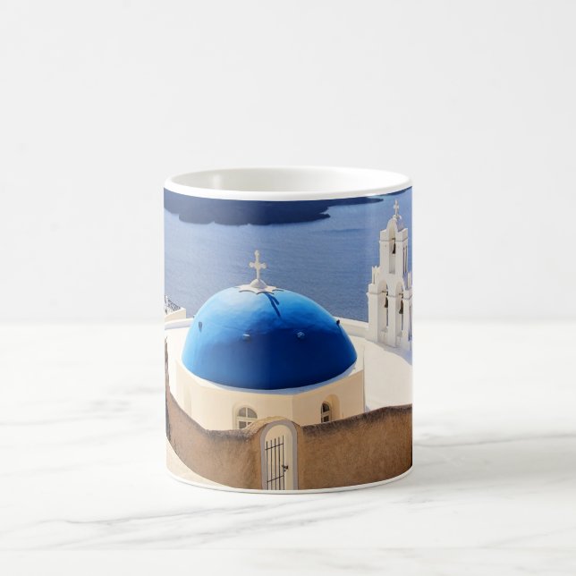 Mykonos Greece Travel Europe Tourism Santorini Coffee Mug (Center)