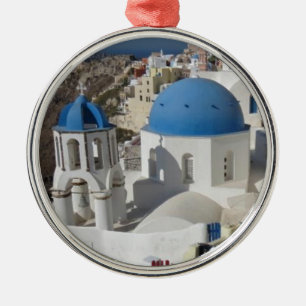 Mykonos Greece Travel Metal Tree Decoration