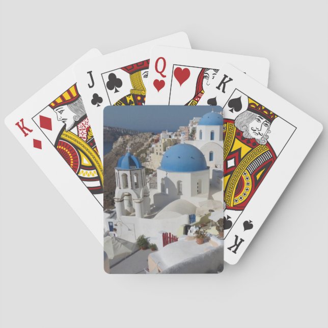 Mykonos Greece Travel Playing Cards (Back)