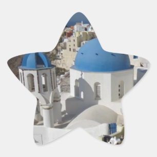 Mykonos Greece Travel Star Sticker