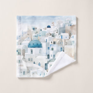 Mykonos Greece Wash Cloth