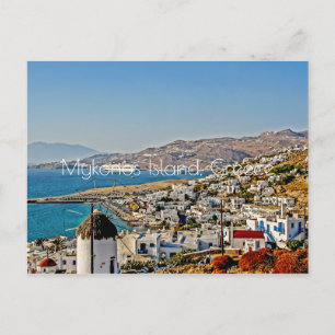Mykonos Island Postcard