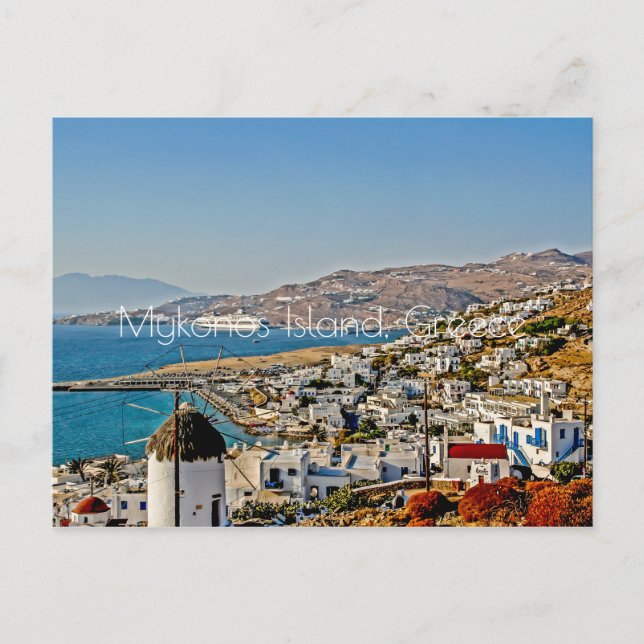Mykonos Island Postcard (Front)