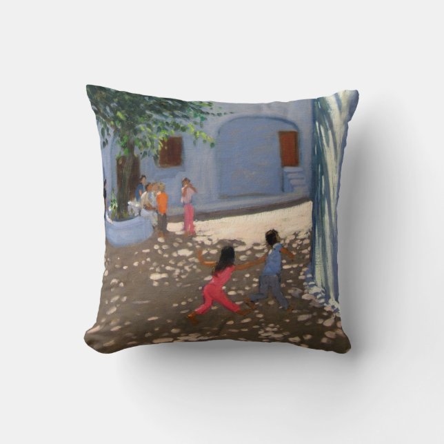Mykonos monastery cushion (Front)