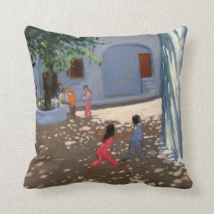 Mykonos monastery cushion