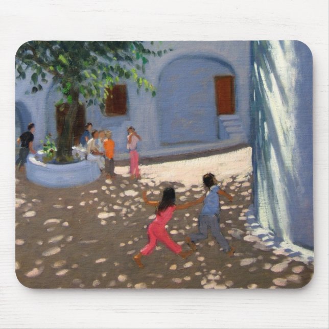 Mykonos monastery mouse mat (Front)