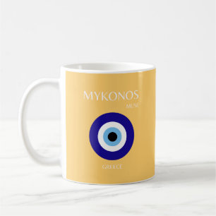 Mykonos Muse, Yellow Coffee Mug