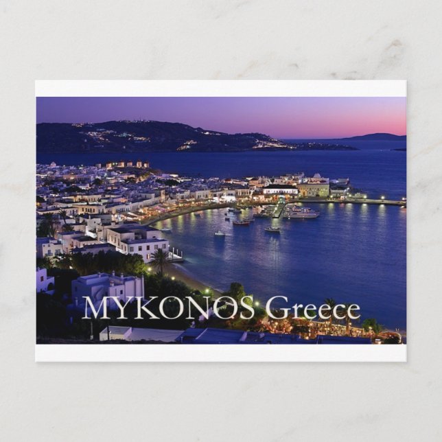 mykonos_night postcard (Front)