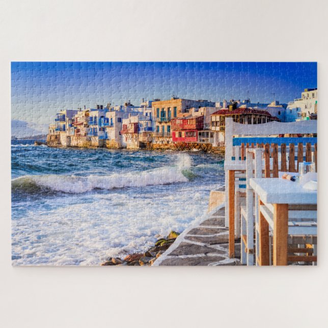 Mykonos puzzle from Greece (Horizontal)