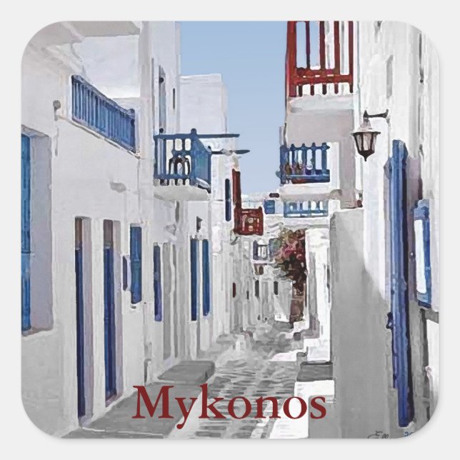 Mykonos Sticker (Front)