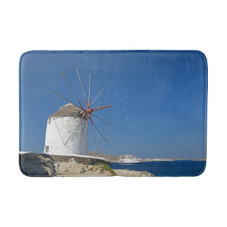 Mykonos Windmill Bath Mat