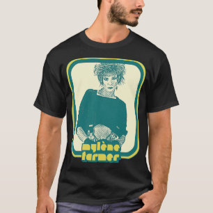 Mylene Farmer Retro Francophile Fan Design 1 T-Shirt