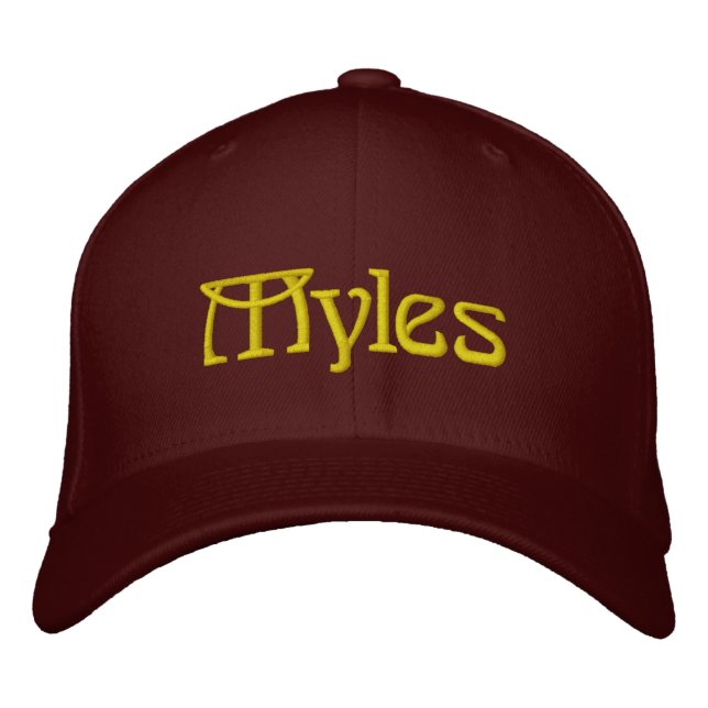 MYLES Given Name Designer Cap (Front)